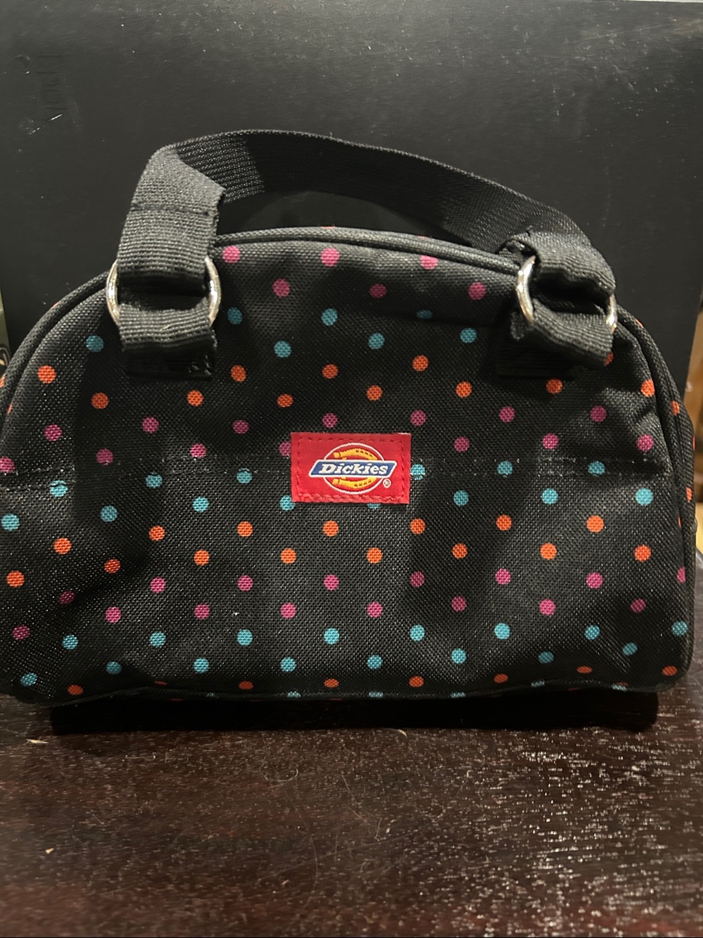 EUC Dickies polka dot purse